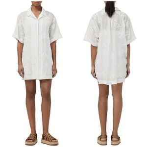 Rag & Bone Reed embroidered shirt dress size XS